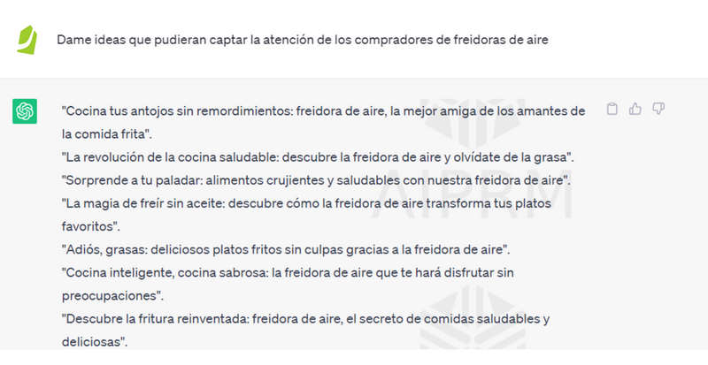 Ideas para captar la atención ChatGPT