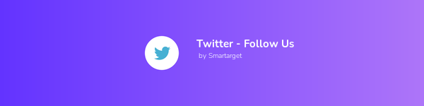 Smartarget Twitter - Follow Us logo