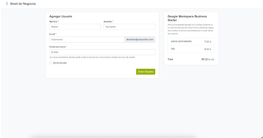 Add User Page