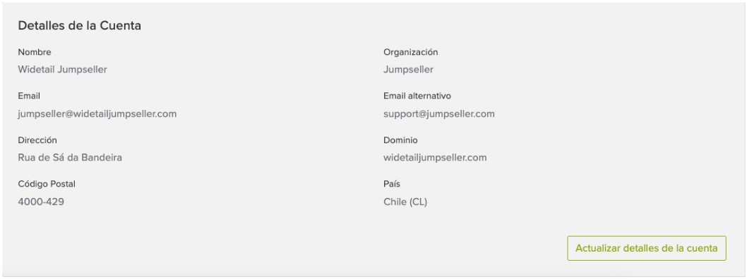 Account Details