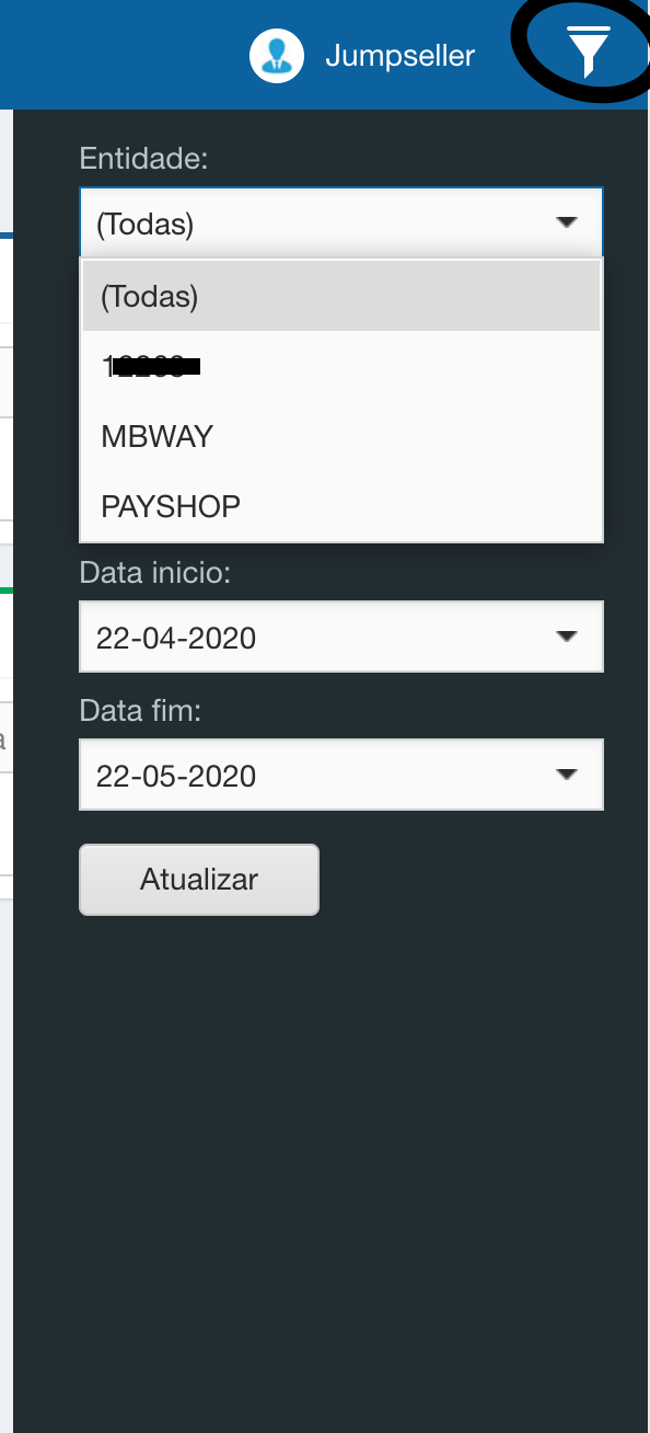 Alteração serviço Back-office Ifthenpay