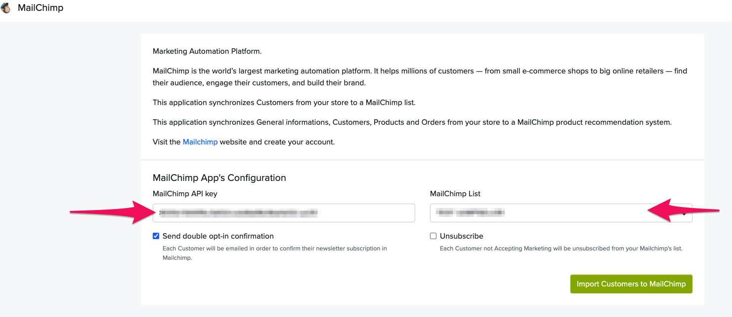 mailchimp App